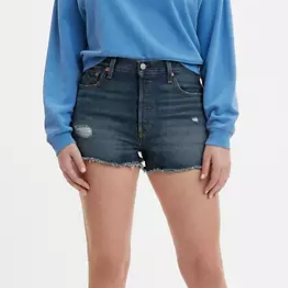 Levi's 501 med wash cutoff jean shorts size 23, NWOT